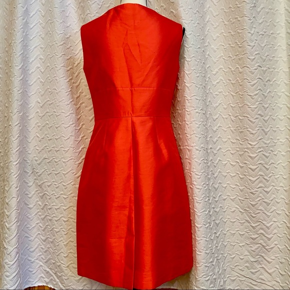 KATE SPADE Salmon Pink Silk Cocktail Dress - Picture 8 of 10